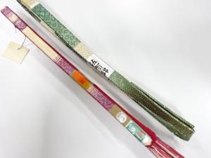 未使用品　正絹　佐賀錦　帯締め　2本セット